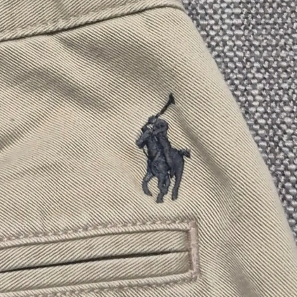 Polo Ralph‎ Lauren men's khaki Preston pants 36x32 flat front 100% Cotton preppy